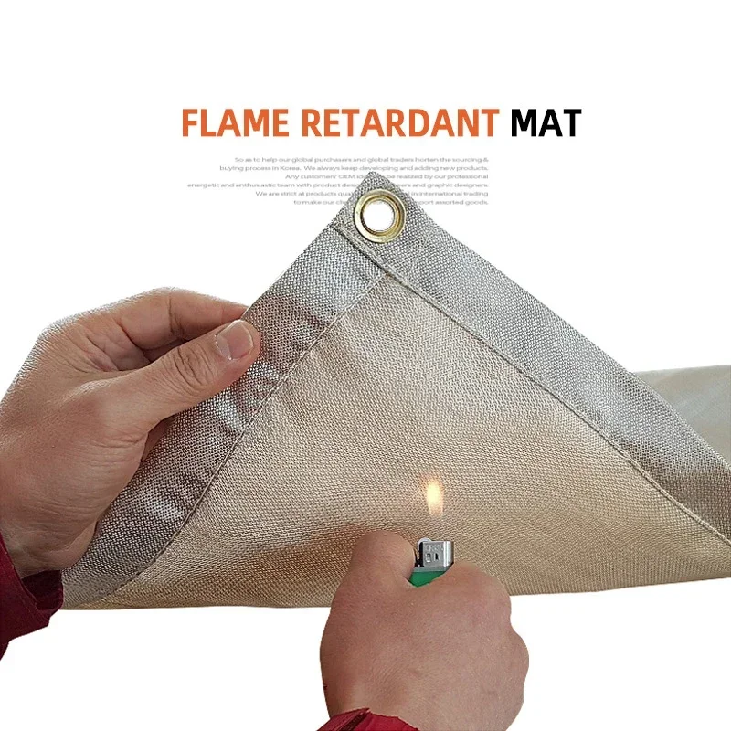 30*30cm novo acampamento ao ar - Fire Blanket Fiberglass avaliação e preço