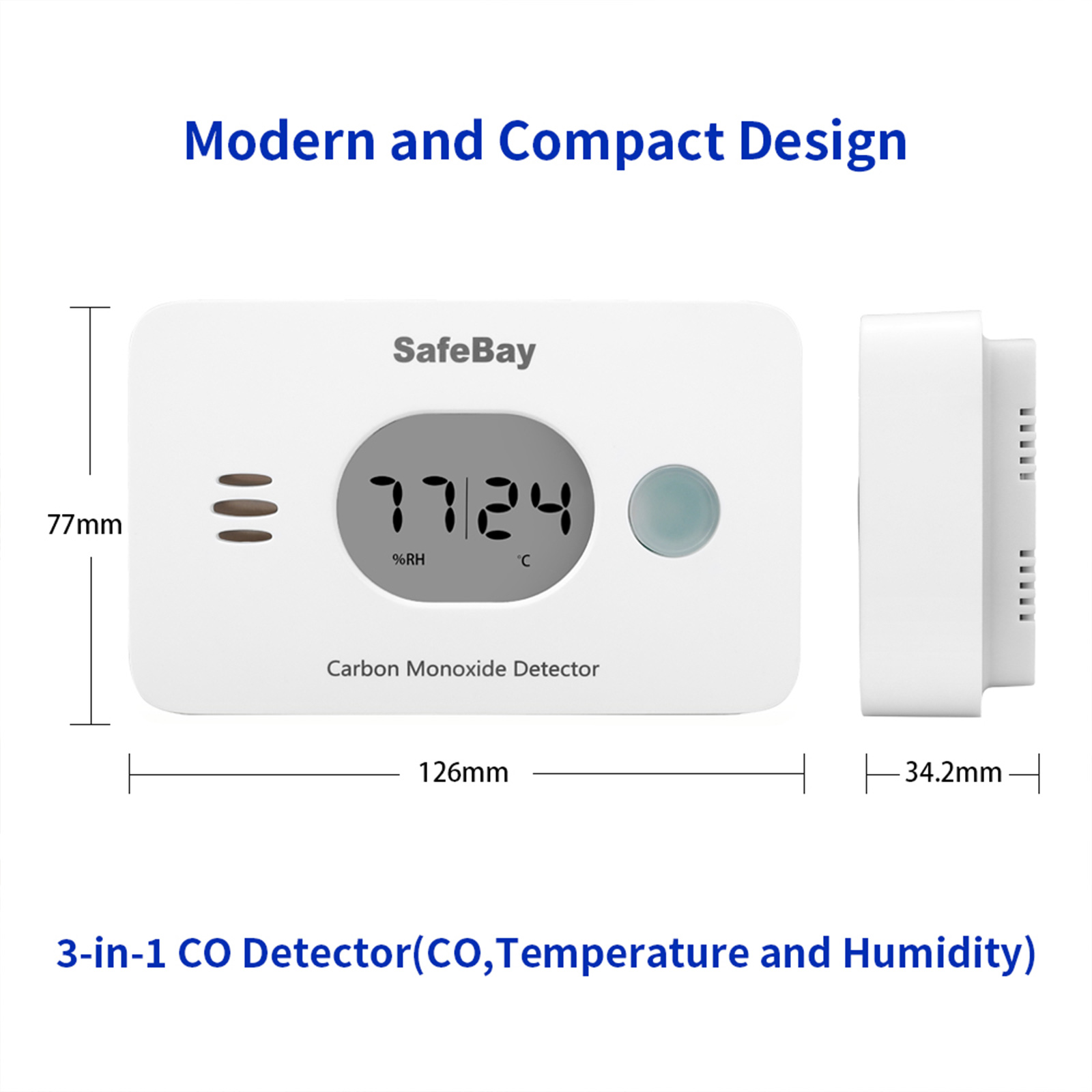 Detector de Monóxido de Carbon - Carbon Monoxide Detector Combo avaliação e preço