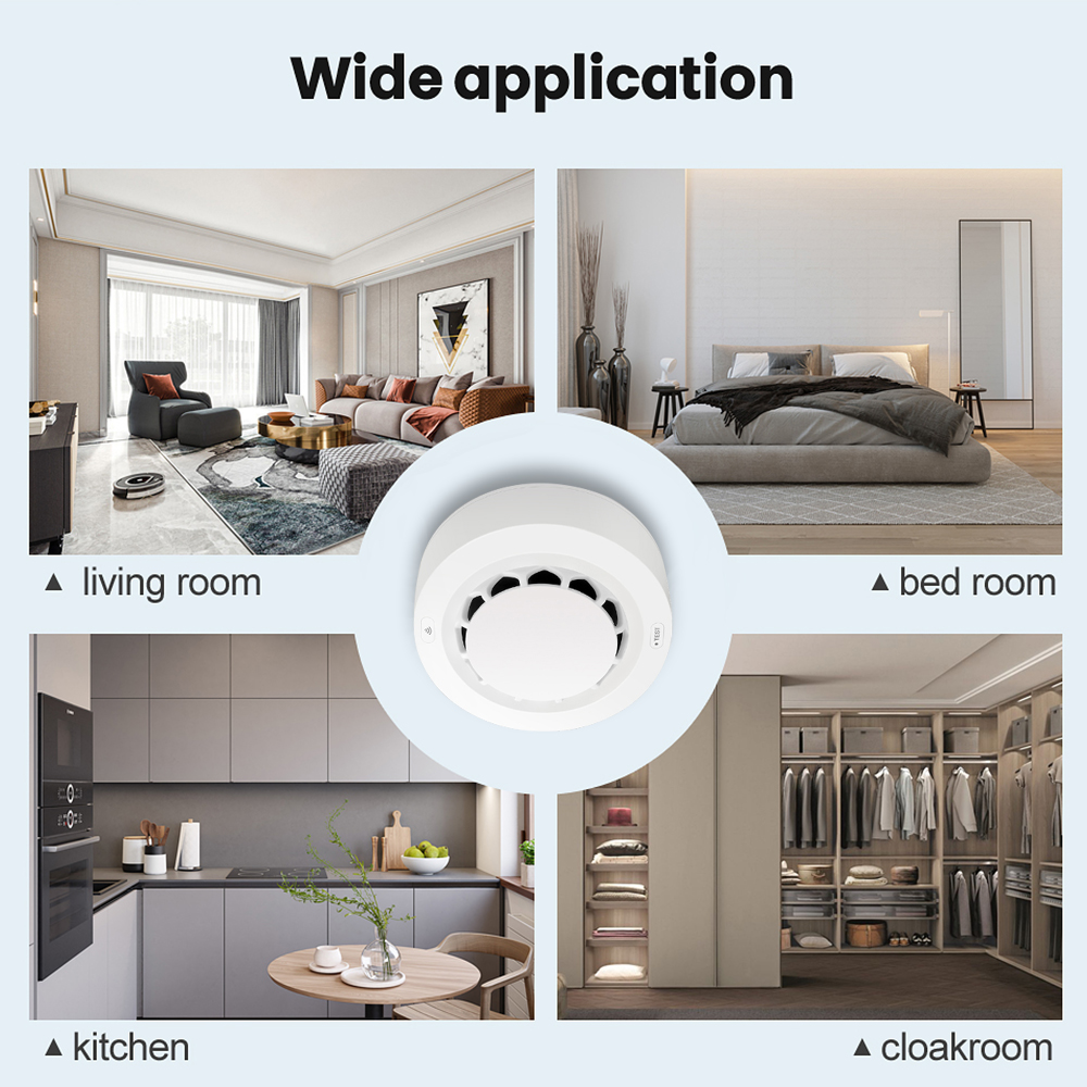 Detector de Fumaça Tuya ZigBee - Zigbee Smoke Sensor Tuya avaliação e preço