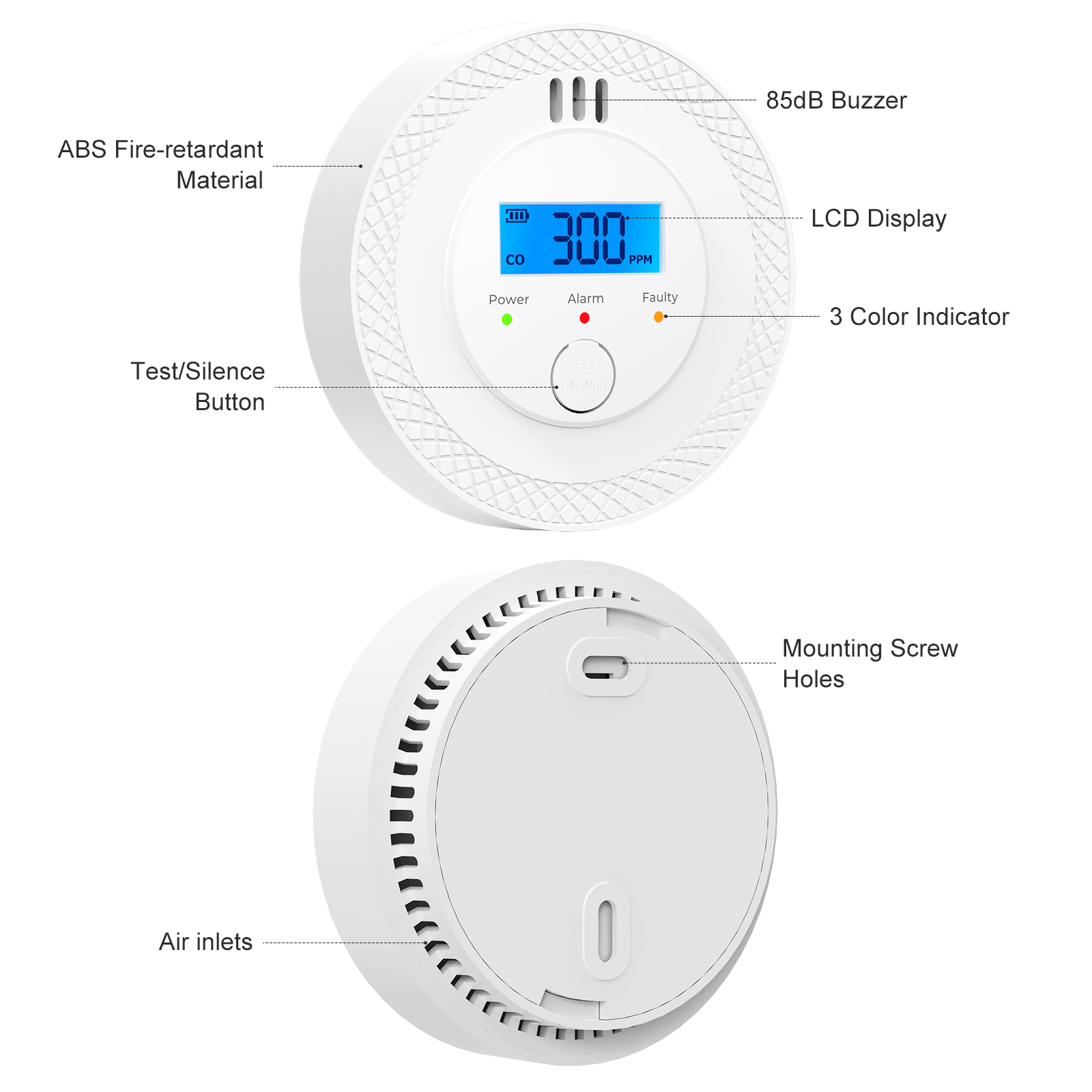Detetor independente de monóxi - Carbon Monoxide Detector Combo avaliação e preço